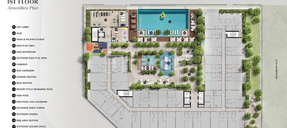 1 dormitorio apartamento en venta en Meydan, Dubai, UAE № 195078 16