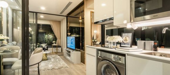 Apartamento com 1 quarto em condomínio em Huai Khwang, Thailand N.º 21724 2