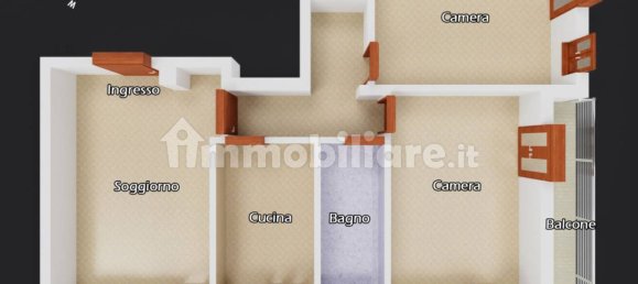 Квартира с 2 спальнями в Рим, Италия № 197534 7