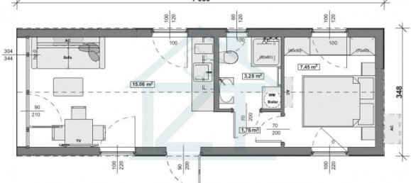 Вилла с 1 спальней в Бранденбург, Германия № 82155 8