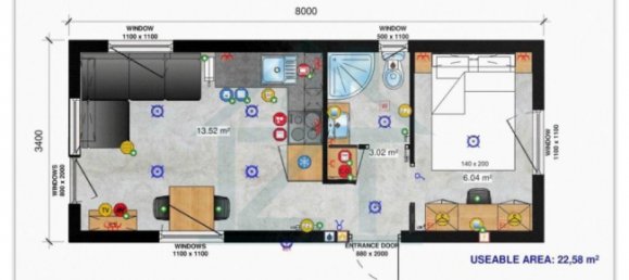 Вилла с 1 спальней в Бранденбург, Германия № 82155 7