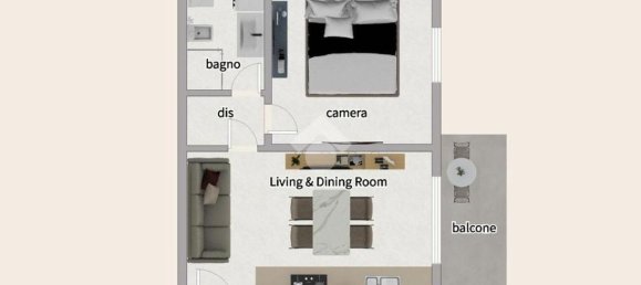 Apartamento de 2 dormitorios en Dalmine, Italy No. 357967 16