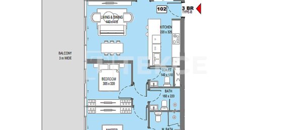 3 dormitorios apartamento en venta en Saadiyat Island, Abu Dhabi, UAE № 181724 2