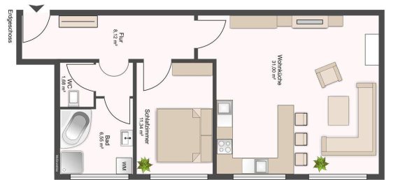 2-salle Appartement à Kufstein, Austria No. 33262 18