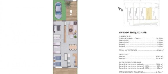 2 bedrooms Bungalow in Pilar de la Horadada, Spain No. 9458 3