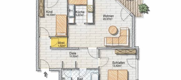 2 chambres Appartement à Dresden, Germany No. 278264 13