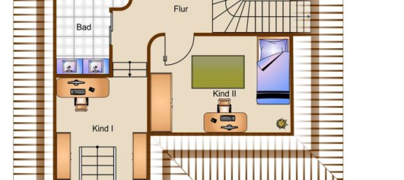 4 غرف نوم منزل ذو طابقين في Leipzig, Germany رقم 38944 27