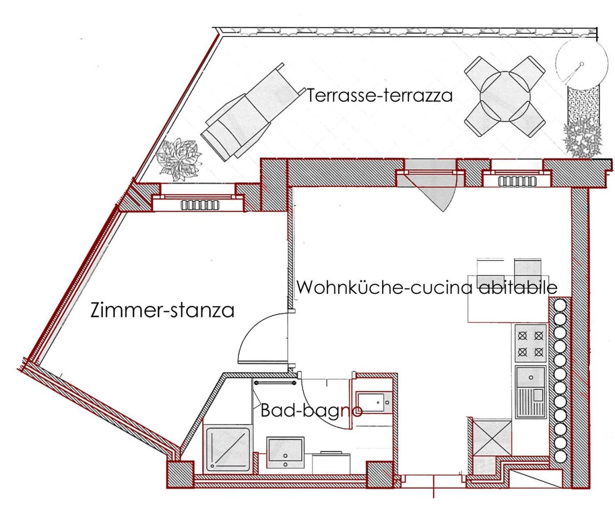2-Zimmer Wohnung in Trentino-Alto Adige, Italy, Nr. 161827