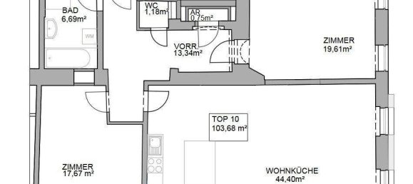 3-Zimmer Wohnung in Leopoldstadt, Austria, Nr. 186523 7