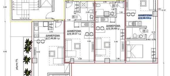 1 bedroom Apartment for sale in Piraeus, Attica, Greece № 55386 11