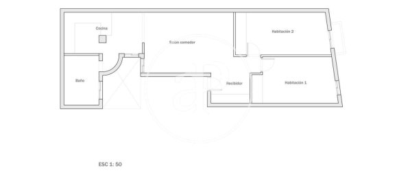 Apartamento T2 em Ciutat Vella, Spain N.º 23005 23