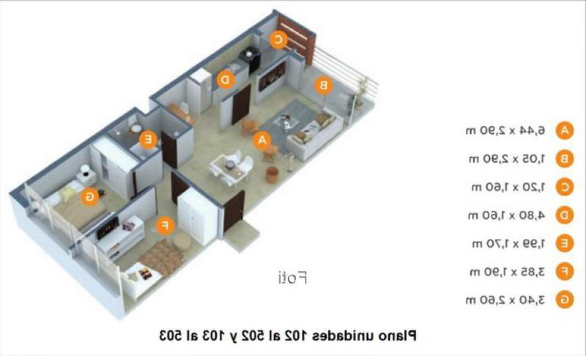 2 bedrooms Apartment in Montevideo, Uruguay No. 7835