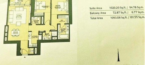 3 chambres Appartement à Downtown Dubai (Downtown Burj Dubai), UAE No. 2761 12