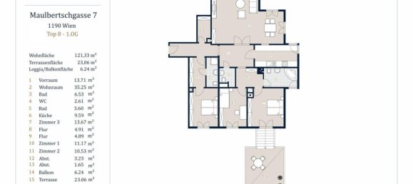 4 rooms Apartment in Dobling, Austria No. 159108 24