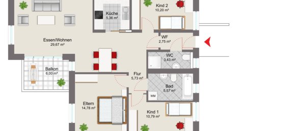 4-Zimmer Wohnung in München, Germany, Nr. 222030 16