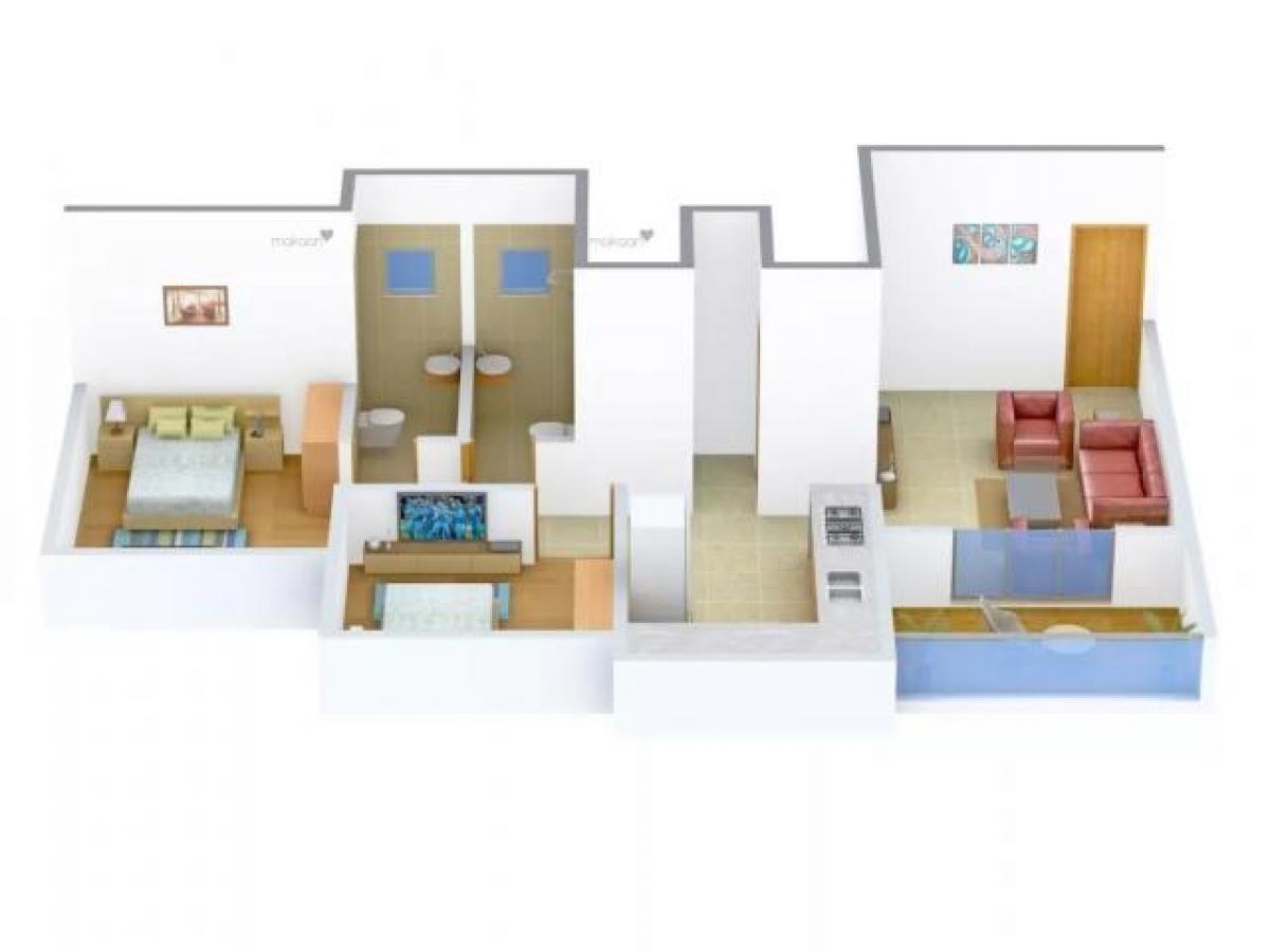 2 bedrooms House in Pune, India No. 12532