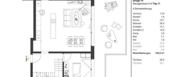 4 rooms Apartment in Vienna, Austria No. 170889 33