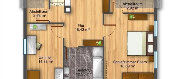 Таунхаус с 4 спальнями в Heidenheim, Германия № 65148 22