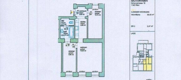 3 rooms Apartment in Penzing, Austria No. 210127 6