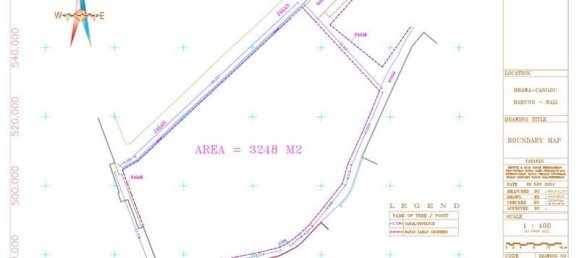 Земельный участок 3248м² в Canggu, Индонезия № 4538 5