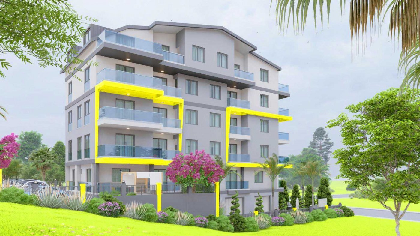 Квартира 2+1 в Газипаша, Турция № 8419