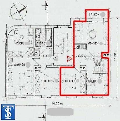 Apartamento de 2 divisões em Plauen, Germany N.º 18346