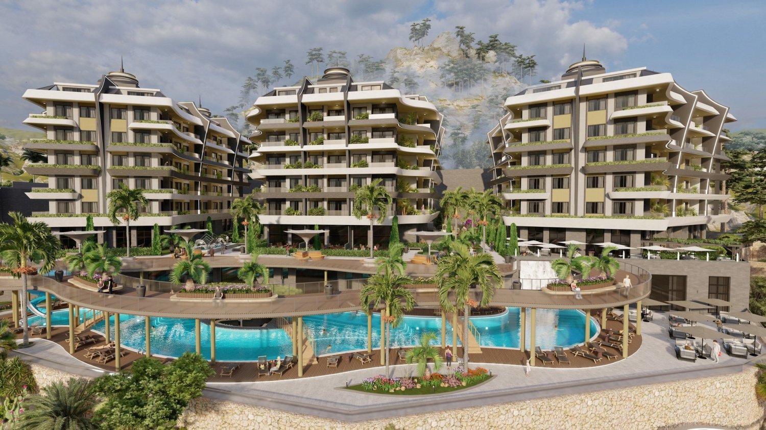 Appartement 1+1 à Mahmutlar, Turkey No. 12808