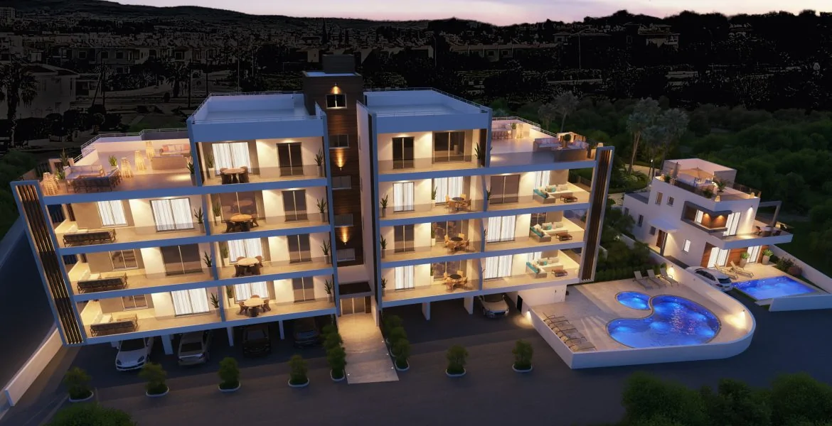 2 bedrooms Apartment in Kato Paphos, Cyprus No. 3657