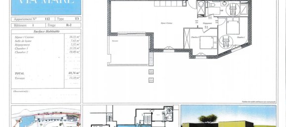 Apartamento de 3 divisões em Ghisonaccia, France N.º 46557 16