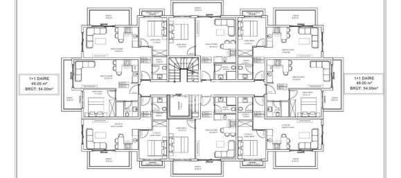 Apartment 1+1 in Kargicak, Turkey No. 5906 30