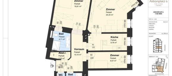 3-Zimmer Wohnung in Rudolfsheim-Funfhaus, Austria, Nr. 248881 10