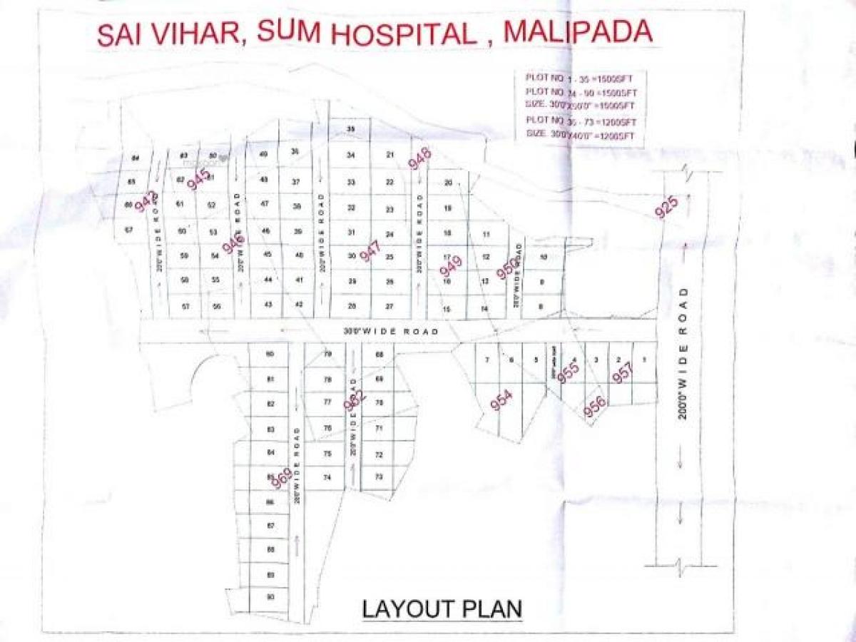 Land in Bhubaneshwar, India No. 65434