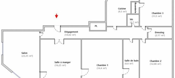 Büro in Neuilly-sur-Seine, France 113m², Nr. 345228 2