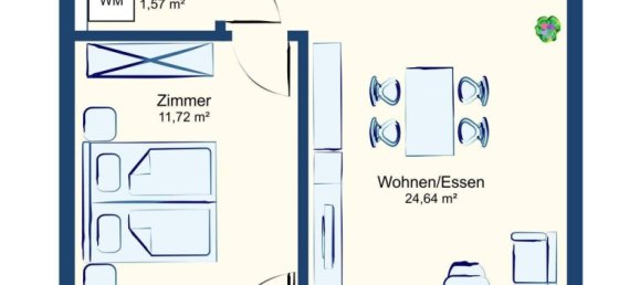 2-Zimmer Wohnung in Dornbirn, Austria, Nr. 61170 7