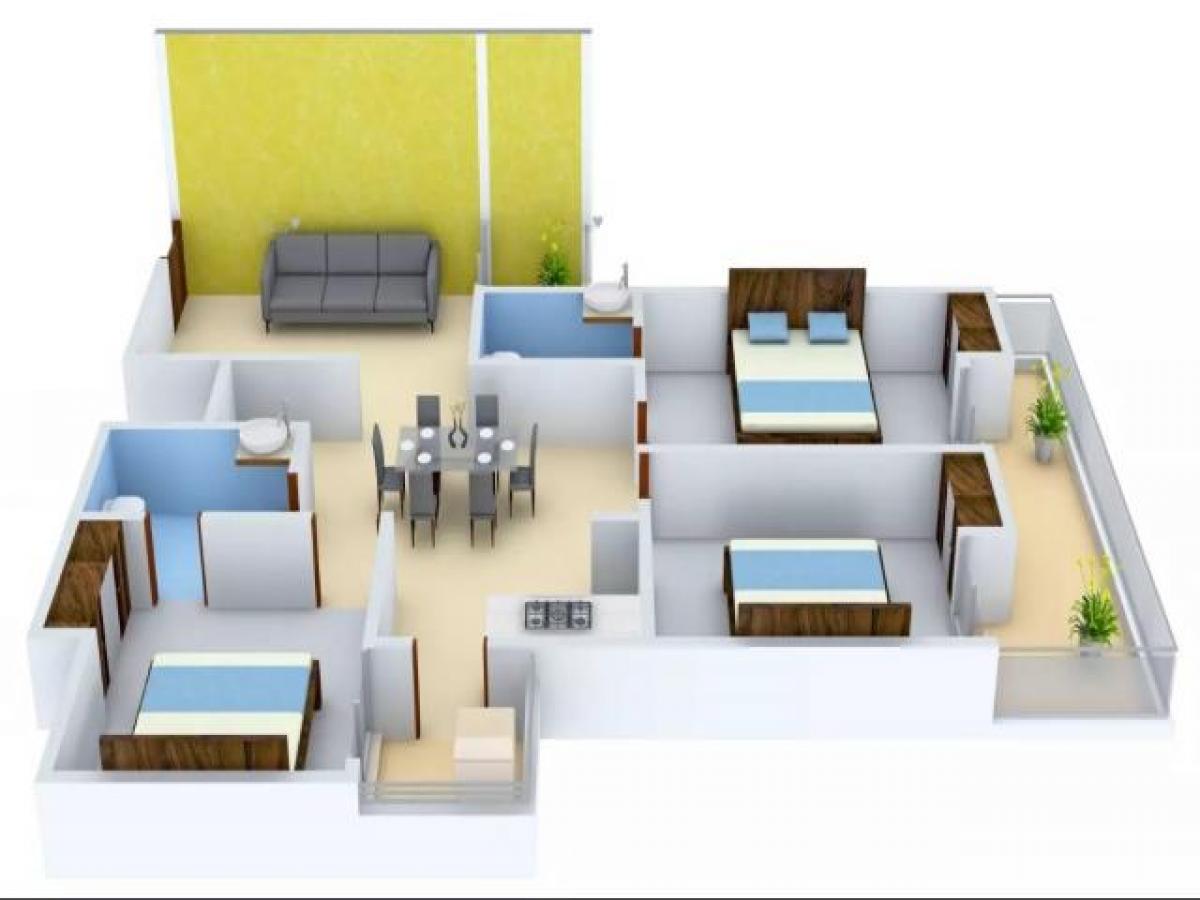 3 Schlafzimmer Haus in Noida, India, Nr. 20600