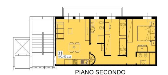 Дуплекс с 4 комнатами в Лентате суль Севезо, Италия № 3824 12