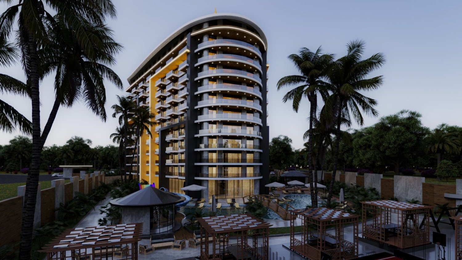 Wohnung 1+1 in Gazipasa, Turkey, Nr. 22819