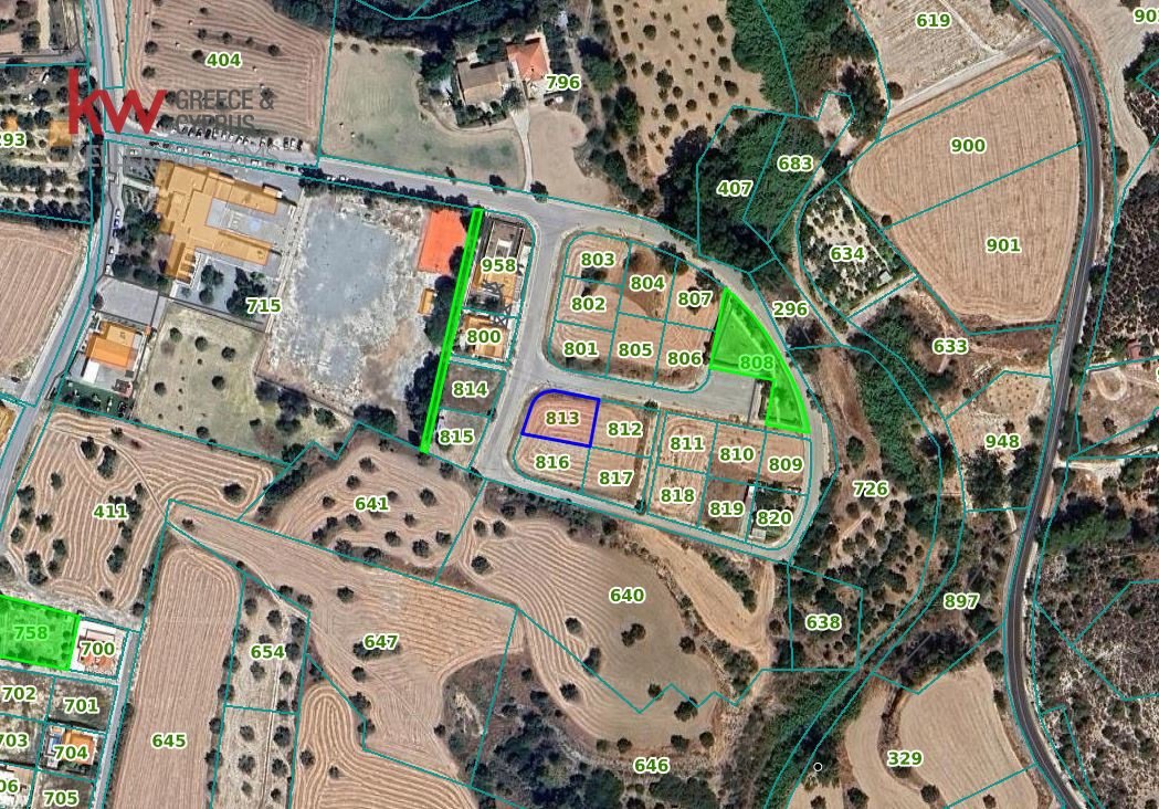 605 m² terreno en venta en Alethriko, Larnaka, Cyprus № 181194