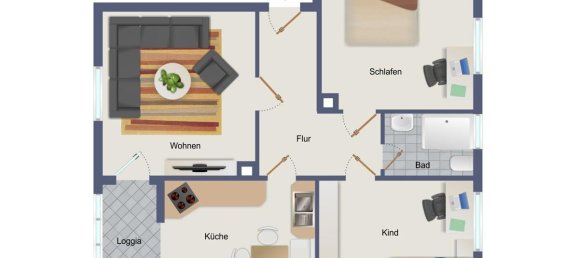 3 rooms Apartment in Dresden, Germany No. 369049 6