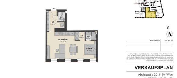 2-Zimmer Wohnung in Ottakring, Austria, Nr. 169663 17