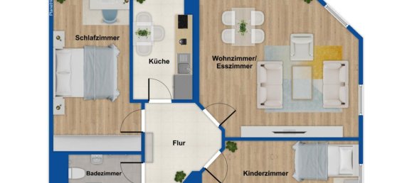 Квартира с 3 комнатами в Зост, Германия № 259272 8