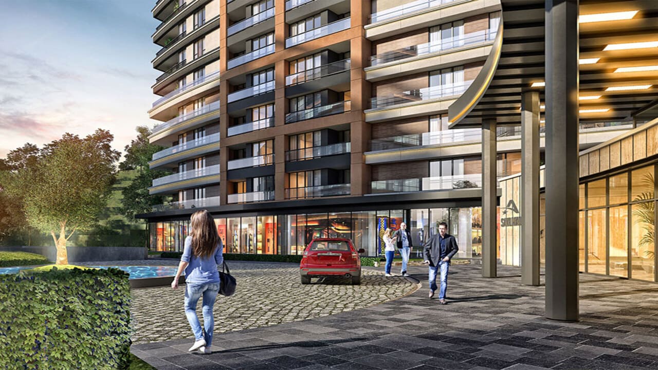 Wohnung 3+1 in Avrupa Konutlari Saklivadi, Kâğıthane, Turkey, Nr. 35177