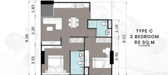 2 bedrooms Apartment in Pattaya, Thailand No. 20156 11