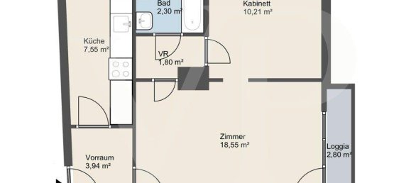 Apartamento de 2 habitaciónes en Dobling, Austria No. 94782 17