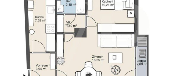 Apartamento de 2 habitaciónes en Dobling, Austria No. 94782 18