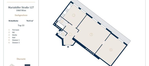 2 rooms Apartment in Mariahilf, Austria No. 137635 9