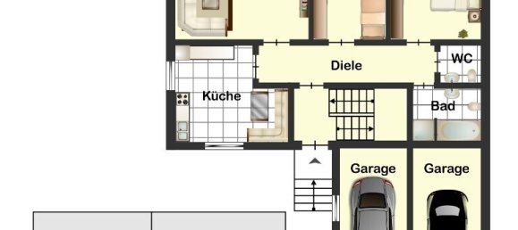 Квартира с 3 комнатами в Ремс-Мур, Германия № 220640 11