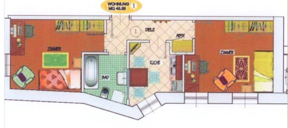 2 rooms Apartment in Innsbruck-Stadt, Austria No. 243544 10