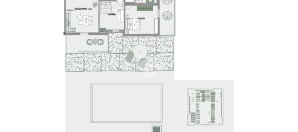 Квартира с 3 спальнями в Пинето, Италия № 318669 19