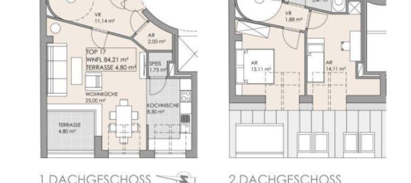 Duplex de 3 divisões em Wahring, Austria N.º 253095 14